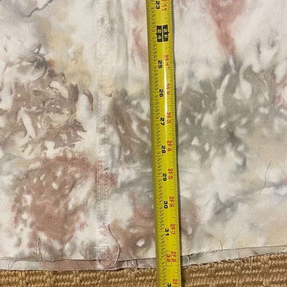 NWT Wild Fable Cream and Pink Tie-Dye Overalls Dress - Picture 6 of 6